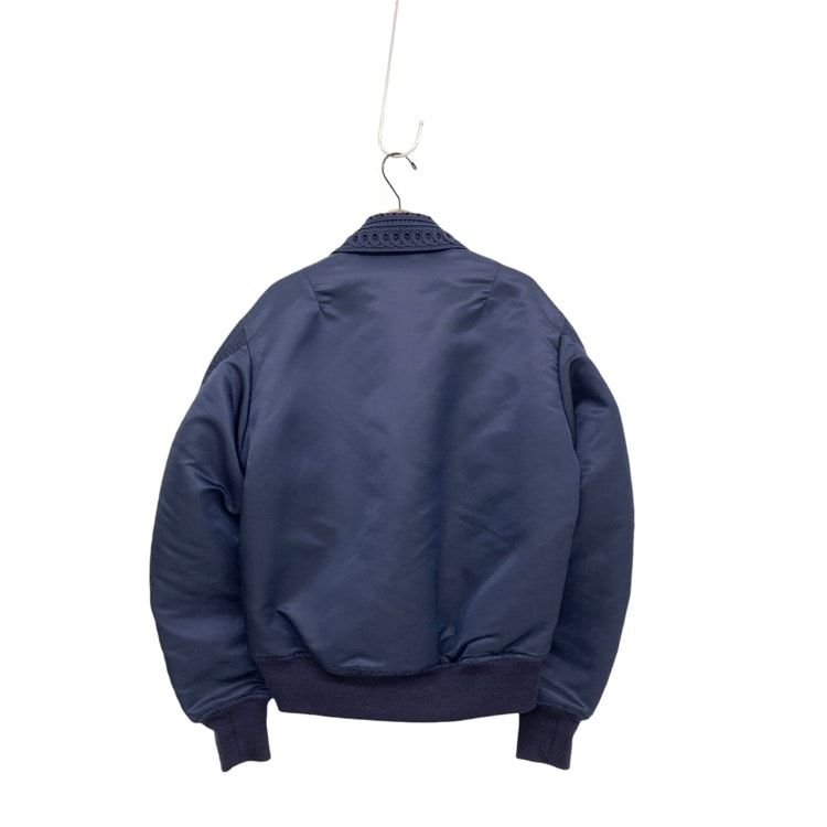 Mame Kurogouchi マメクロゴウチ Cording Embroidered Flight Jacket コード刺繍フライトジャケット ネイビー 1 MM22PS-JK711