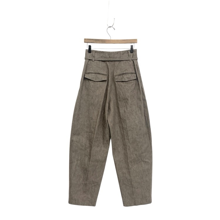 未使用品 2026SS LOHEN ローヘン HIGH WAIST 2TUCK DENIM ハイウエスト2タックデニムパンツ モカ 36 LH26SS-PT076