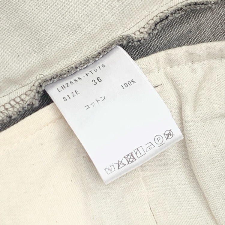 未使用品 2026SS LOHEN ローヘン HIGH WAIST 2TUCK DENIM ハイウエスト2タックデニムパンツ モカ 36 LH26SS-PT076