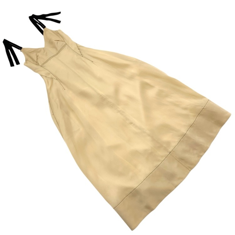 HARUNOBUMURATA ハルノブムラタ GEORGINA シルクマキシワンピース アイボリー 38 HM22W420-SOV07