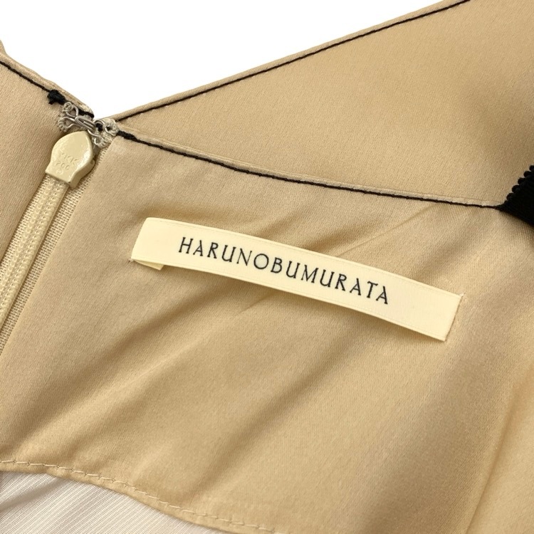 HARUNOBUMURATA ハルノブムラタ GEORGINA シルクマキシワンピース アイボリー 38 HM22W420-SOV07