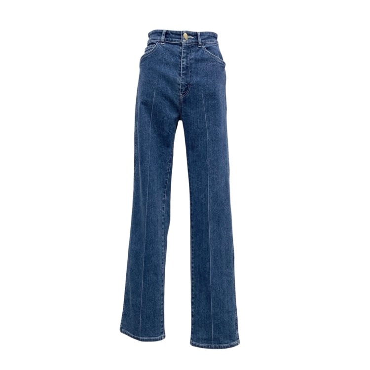 未使用品 2025AW Mame Kurogouchi マメクロゴウチ Stretch Straight Cut Jeans ストレッチストレートカットジーンズ デニム 1 MM25FW-PT060