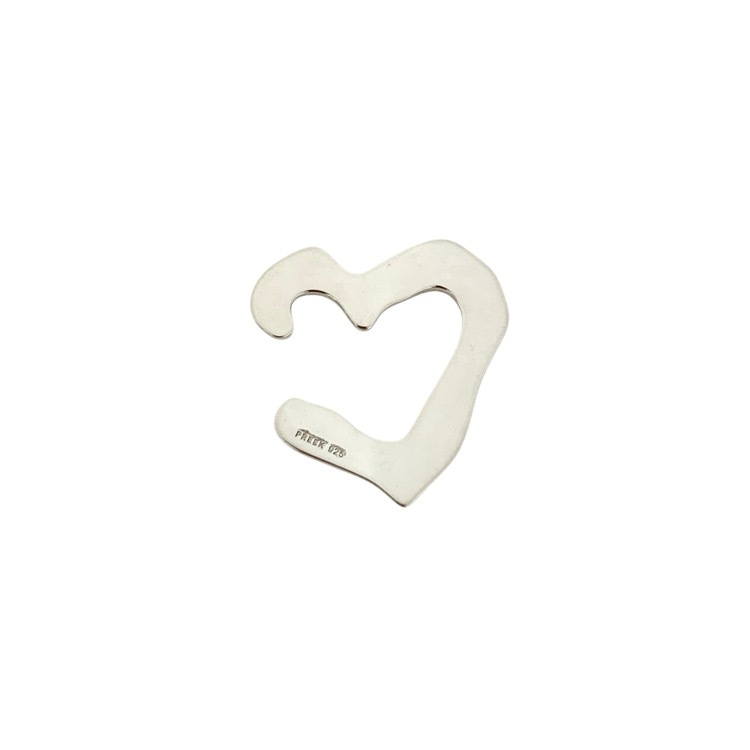 PREEK プリーク ROUGH HEART EAR CUFF ラフハートイヤーカフ SV925 シルバー YU-205