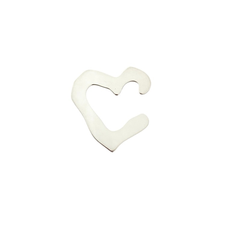 PREEK プリーク ROUGH HEART EAR CUFF ラフハートイヤーカフ SV925 シルバー YU-205