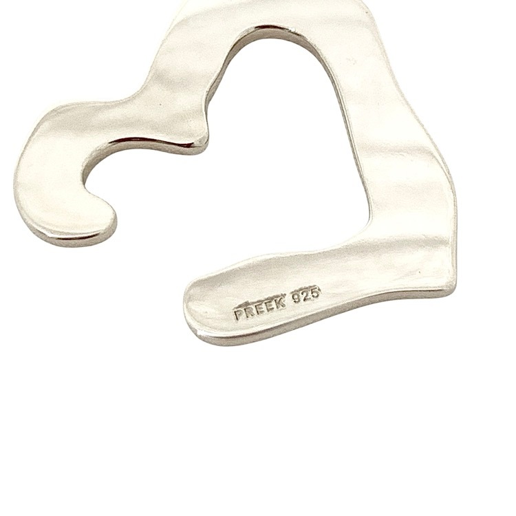 PREEK プリーク ROUGH HEART EAR CUFF ラフハートイヤーカフ SV925 シルバー YU-205