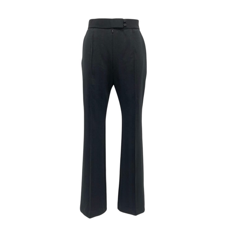 Mame Kurogouchi マメクロゴウチ Double-Layer Stripe Jersey Flared Trousers ストライプジャージーフレアトラウザーパンツ MM22PS-JS723