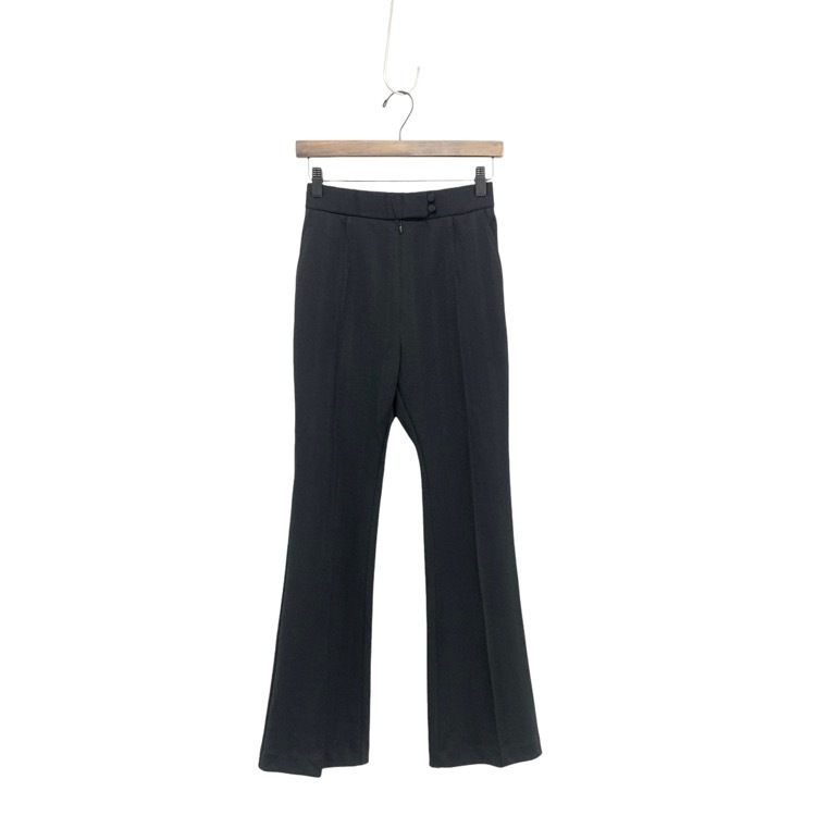 Mame Kurogouchi マメクロゴウチ Double-Layer Stripe Jersey Flared Trousers ストライプジャージーフレアトラウザーパンツ MM22PS-JS723