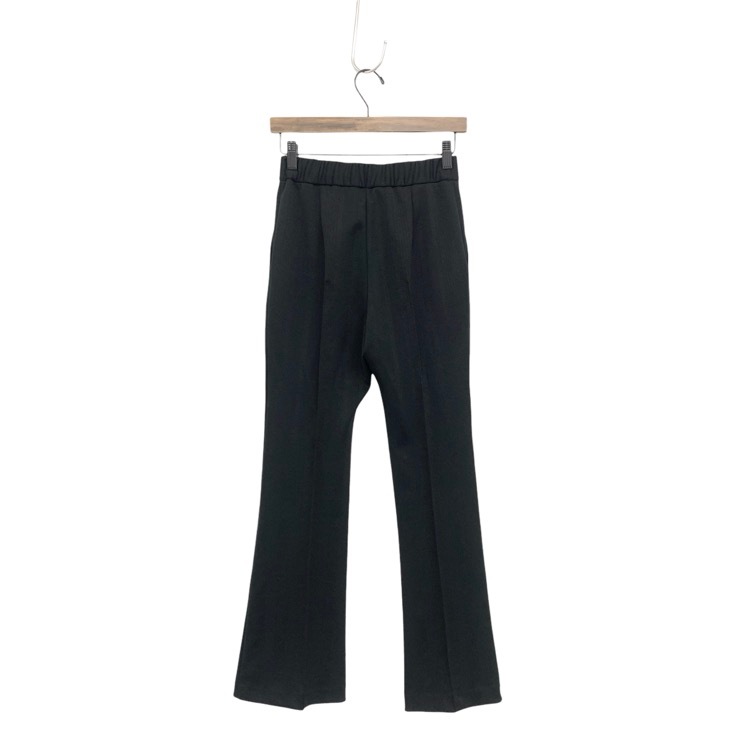 Mame Kurogouchi マメクロゴウチ Double-Layer Stripe Jersey Flared Trousers ストライプジャージーフレアトラウザーパンツ MM22PS-JS723