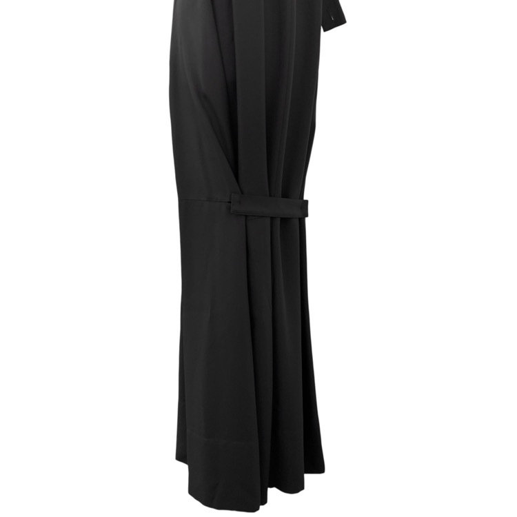 HARUNOBUMURATA ハルノブムラタ ドレス FRAVIA スキッパー マキシワンピース ブラック 38 HM22S414-DOV07