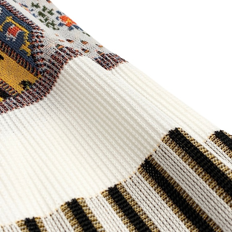 Mame Kurogouchi マメクロゴウチ Lace-Up Knit Dress レースアップニットワンピース マルチ 3 MM20PF-KN717