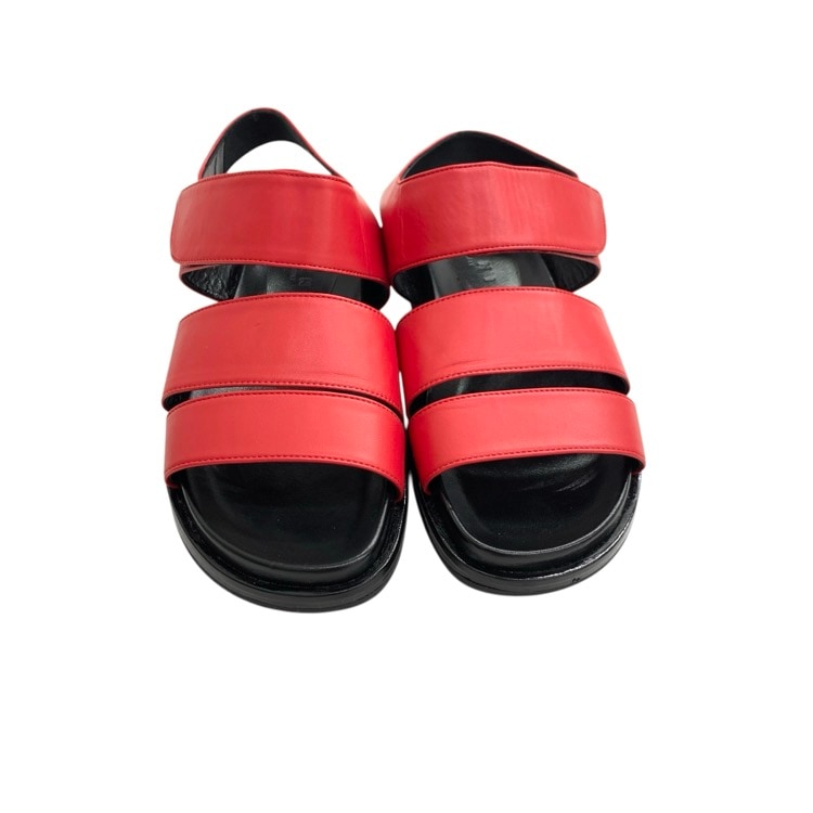 MARNI マルニ Fussbett フスベットべルトサンダル レッド 37 FBMSQ20G03