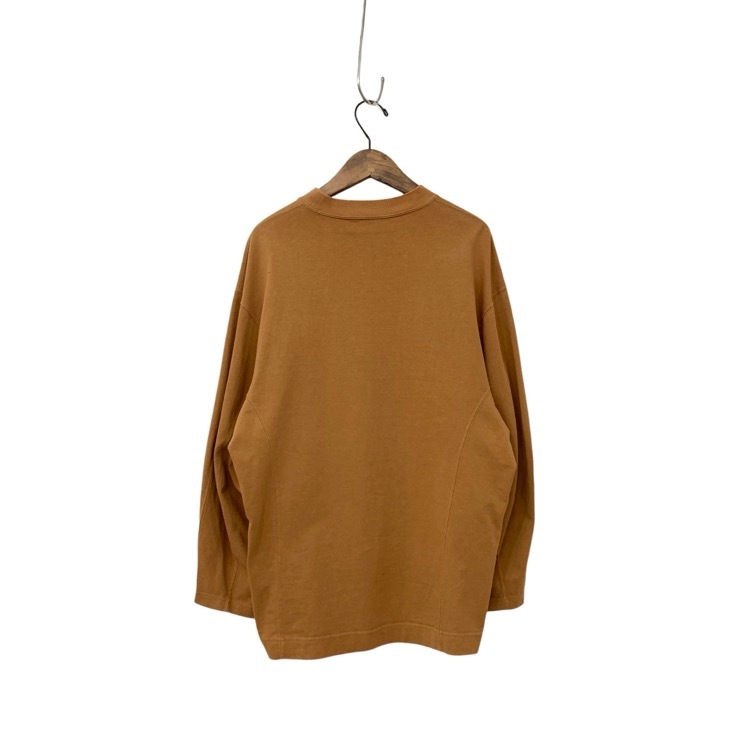 Mame Kurogouchi マメクロゴウチ Cotton Jersey Pullover コットンジャージープルオーバー カットソー ブラウン 1 MM21PS-JS719