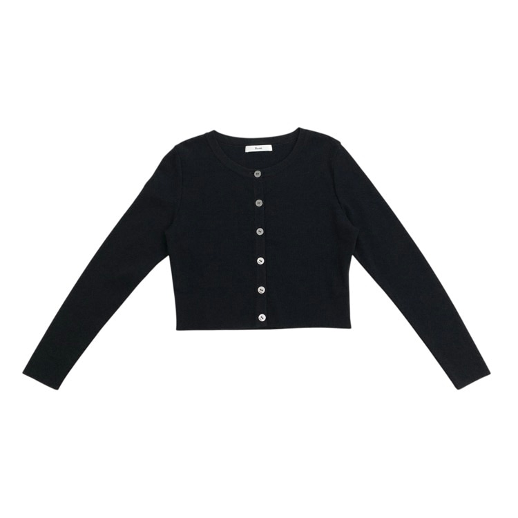 Rene ルネ カーディガン ブラック 36 6822190 古着・ブランド服の