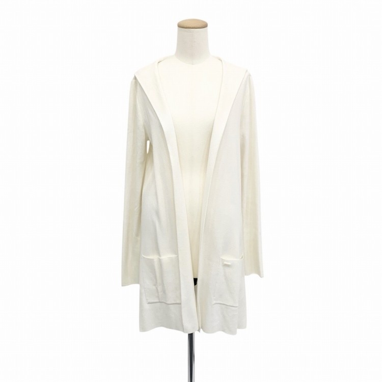 FOXEY フォクシー フーディカーディガン ロイヤルホワイト 38 38822-KSJOA
