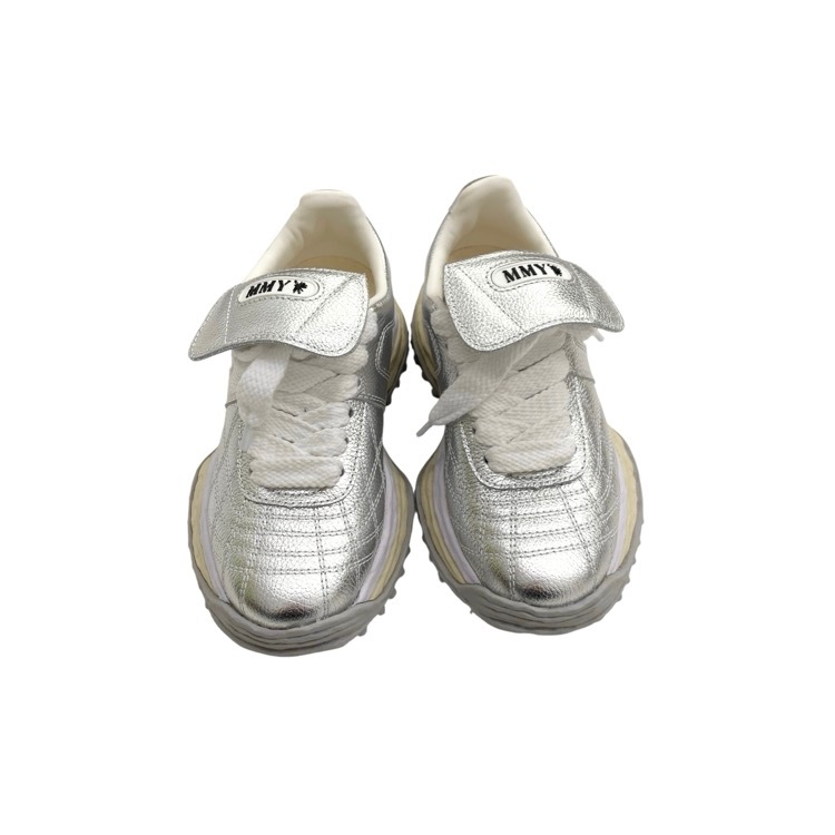 未使用品 2025SS Maison MIHARA YASUHIRO メゾン ミハラヤスヒロ SCOTT LEATHER LOW スコットレザーローカットスニーカー シルバー 37/23cm A14FW701