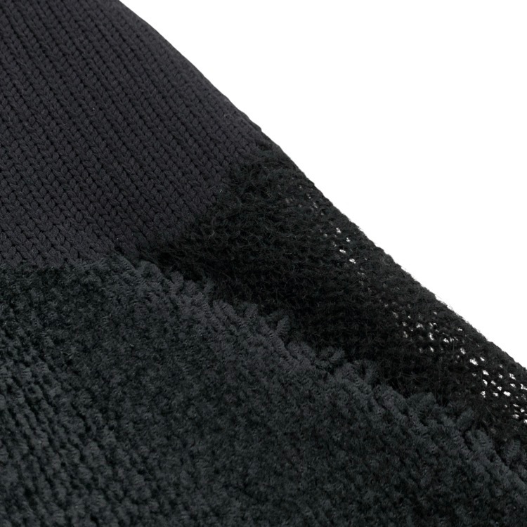 Mame Kurogouchi マメクロゴウチ “Katachi” Motif Knited Dress インターシャ編み ニット ワンピース ブラック 1 MM25FW-KN067