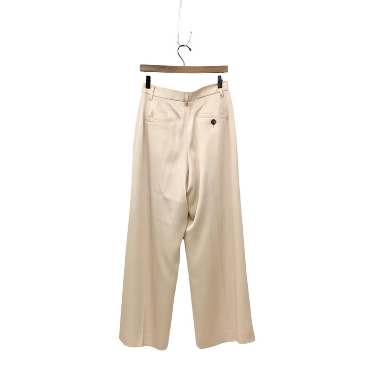 AKIRANAKA アキラナカ サテンワイド パンツ アイボリー 2 AW2412