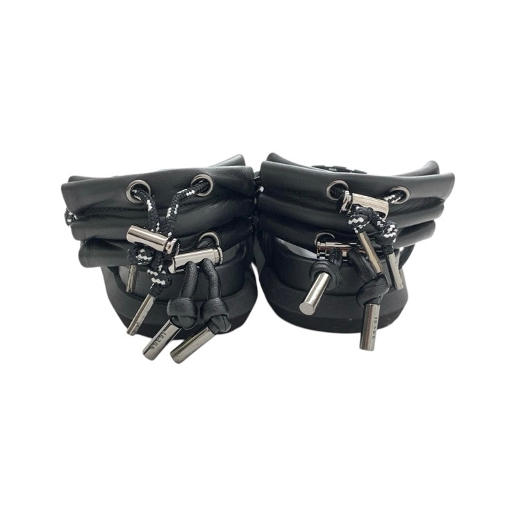 sacai サカイ Double Lace Up Sandals ダブルレースアップサンダル ブラック 36 21-05489