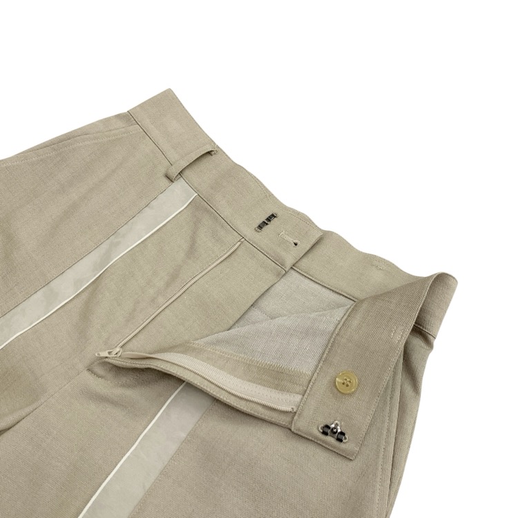 未使用品 ADORE アドーア ヘビーオックスシアードッキング パンツ ベージュ 36 531-2130206