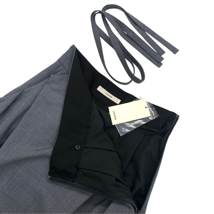 LOHEN ローヘン NARROW SKIRT (ナロースカート) ライトグレー 36