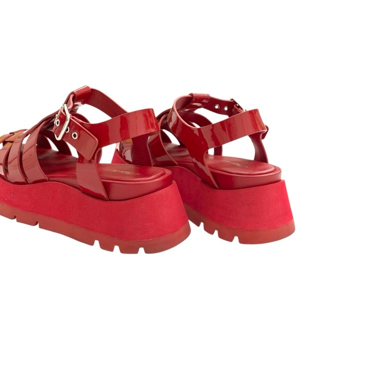 3.1 phillip lim フィリップリム KATE ラグソール フィッシャーマン サンダル ポピー 37/24cm SE23-T840SPA