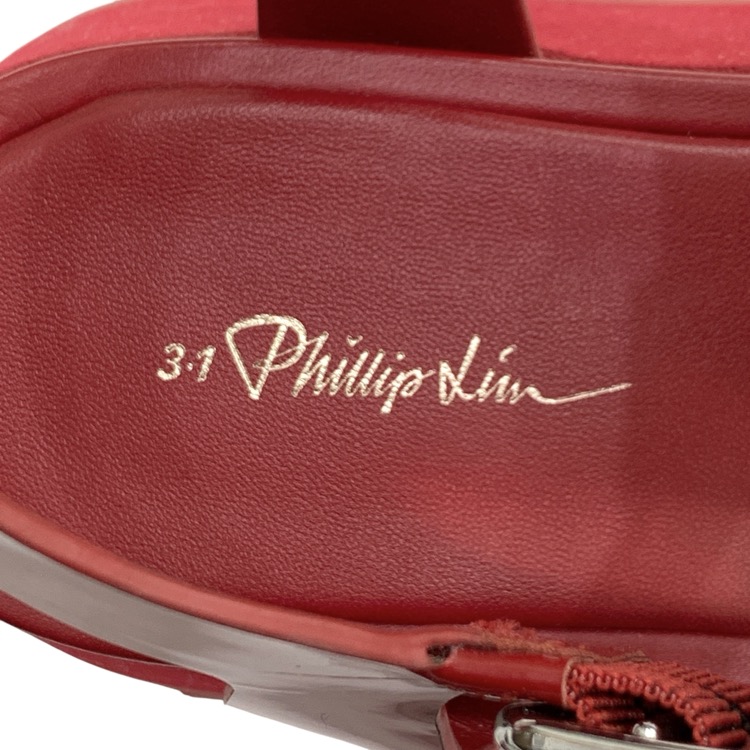 3.1 phillip lim フィリップリム KATE ラグソール フィッシャーマン サンダル ポピー 37/24cm SE23-T840SPA