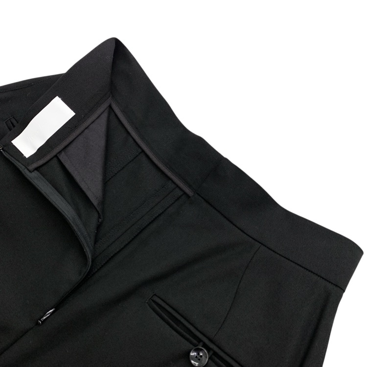 Mame Kurogouchi マメクロゴウチ Cording Embroidery Detail Cotton Skirt コード刺繍スカート ブラック 2 MM24SS-SK067