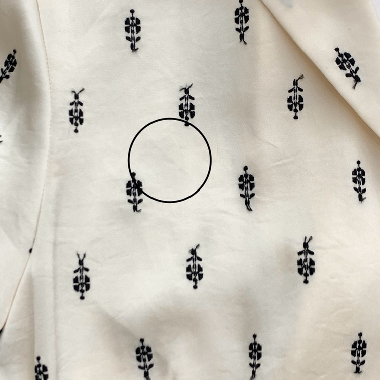 UJOH ウジョー フラワー刺繍サテンセーラーワンピース エクリュ 2 U744-D06-909