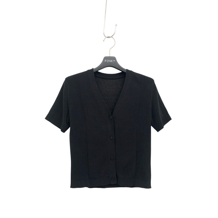 FOXEY フォクシー カーディガン ルシール ブラックブラック 38 42239-KAJOF