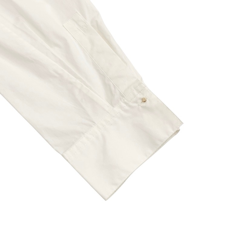 HARUNOBUMURATA ハルノブムラタ JASLYN OVERSIZED COTTON POPLIN SHIRT バンドカラーシャツ HM24W727-STY06