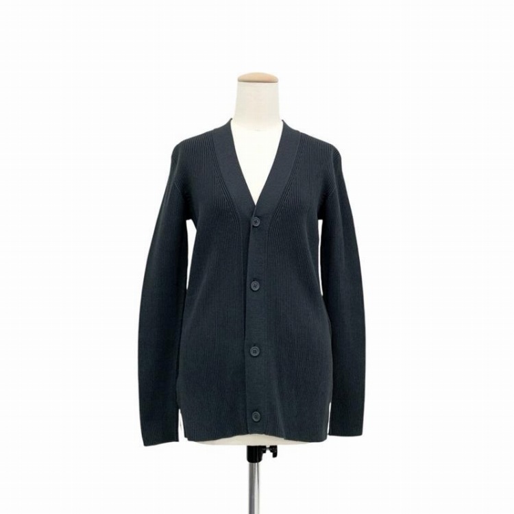 未使用品 2024SS CFCL シーエフシーエル PORTRAIT CARDIGAN ポートレートカーディガン シャドーグレー 3 CF007KE230