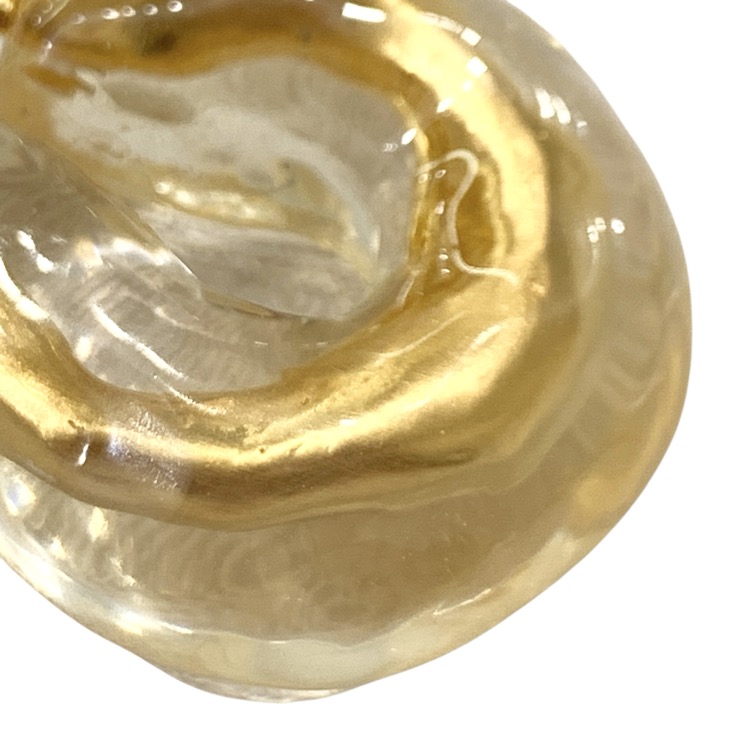 Mame Kurogouchi マメクロゴウチ Drift Ice Pierce 流氷ピアス ゴールド MM20FW-AC302