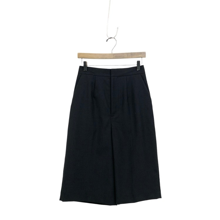 ENFOLD エンフォルド HALF TROUSERS ハーフトラウザーショートパンツ ブラック 38 300ES131-1760