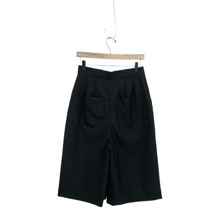 ENFOLD エンフォルド HALF TROUSERS ハーフトラウザーショートパンツ ブラック 38 300ES131-1760