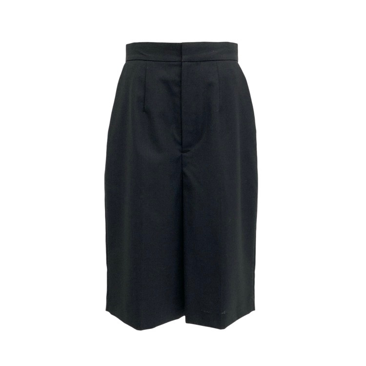 ENFOLD エンフォルド HALF TROUSERS ハーフトラウザーショートパンツ ブラック 38 300ES131-1760
