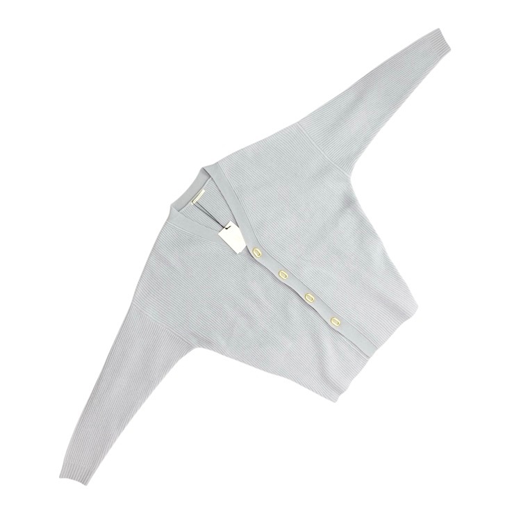 HARUNOBUMURATA ハルノブムラタ KASSEL ロングニットカーディガン アイスグレー 36 HM24W1014-FUK01
