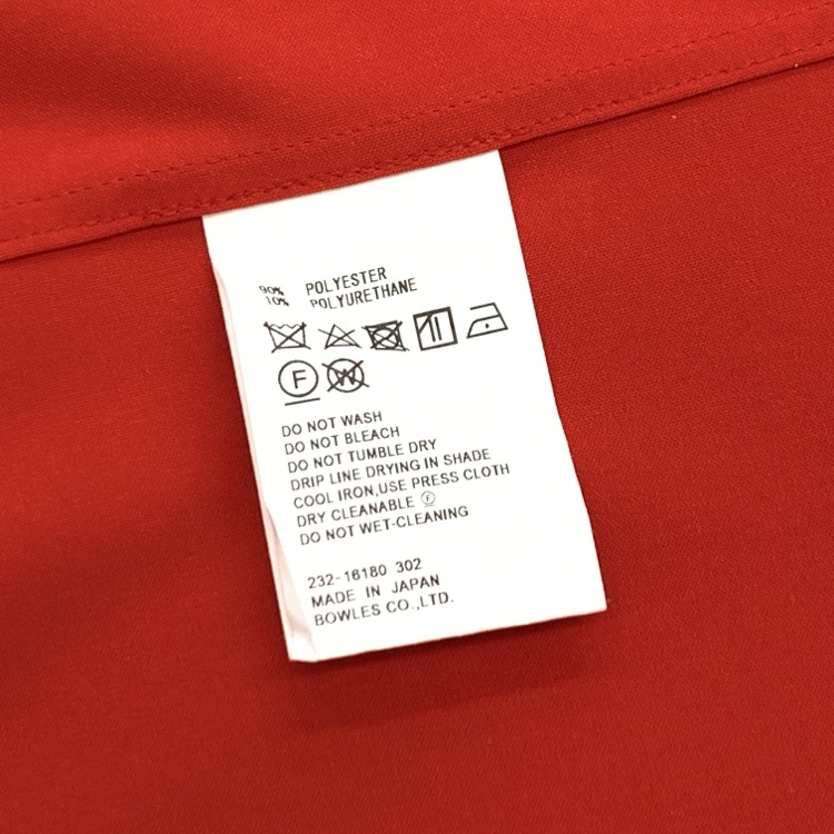 HYKE ハイク MAXI SHIRT DRESS スタンドカラーマキシシャツ ワンピース レッド 2 232-16180