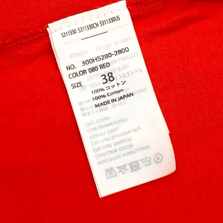 ENFOLD エンフォルド WASHABLE STAND-NECK T-SHIRT スタンドネックTシャツ カットソー 38 300HS280-2800