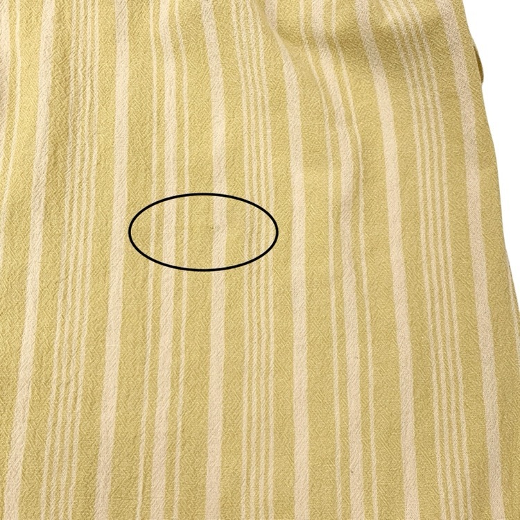 2025SS PHEENY フィーニー Cotton stripe N/S dress コットンストライプノースリーブワンピース ライム F PS25-OP02