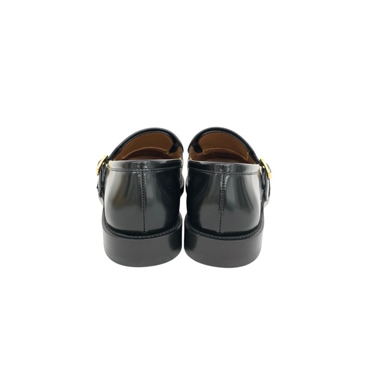 MARNI マルニ ダブルバックルカーフレザーローファー Bambi 3.0 ブラック 36 MOMS006002