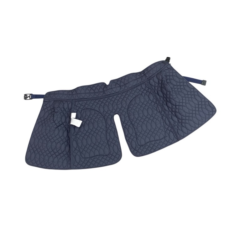 25SS Mame Kurogouchi マメクロゴウチ Cording Embroidery Quilted Wrapped Skirt コード刺繍ラップ スカート キルトエプロン MM25SS-AC012