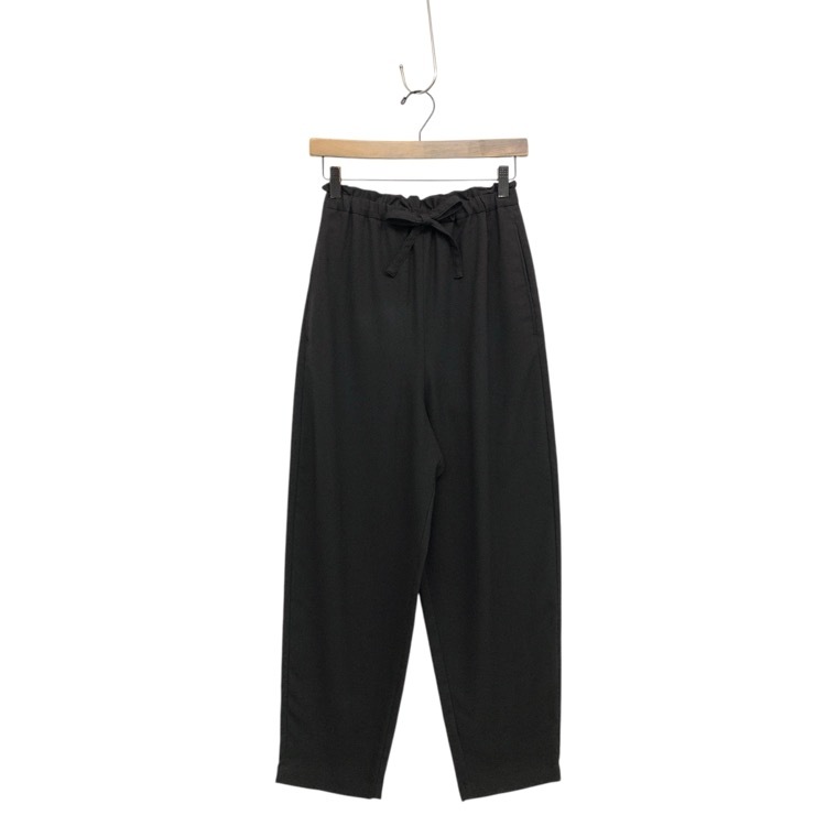 ENFOLD エンフォルド FULL ELASTIC TROUSERS フルエラスティック ジョーゼットパンツ 34 300GS931-1970