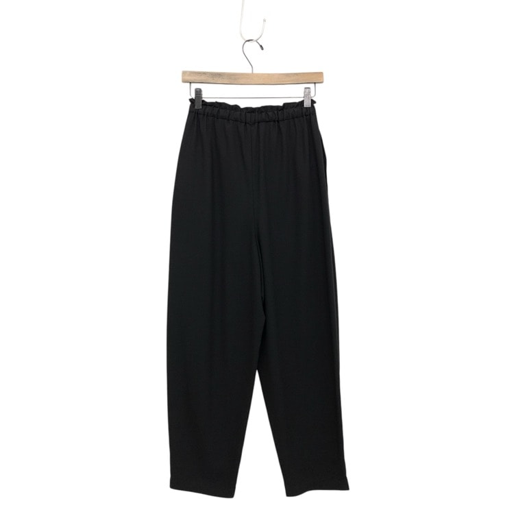 ENFOLD エンフォルド FULL ELASTIC TROUSERS フルエラスティック ジョーゼットパンツ 34 300GS931-1970