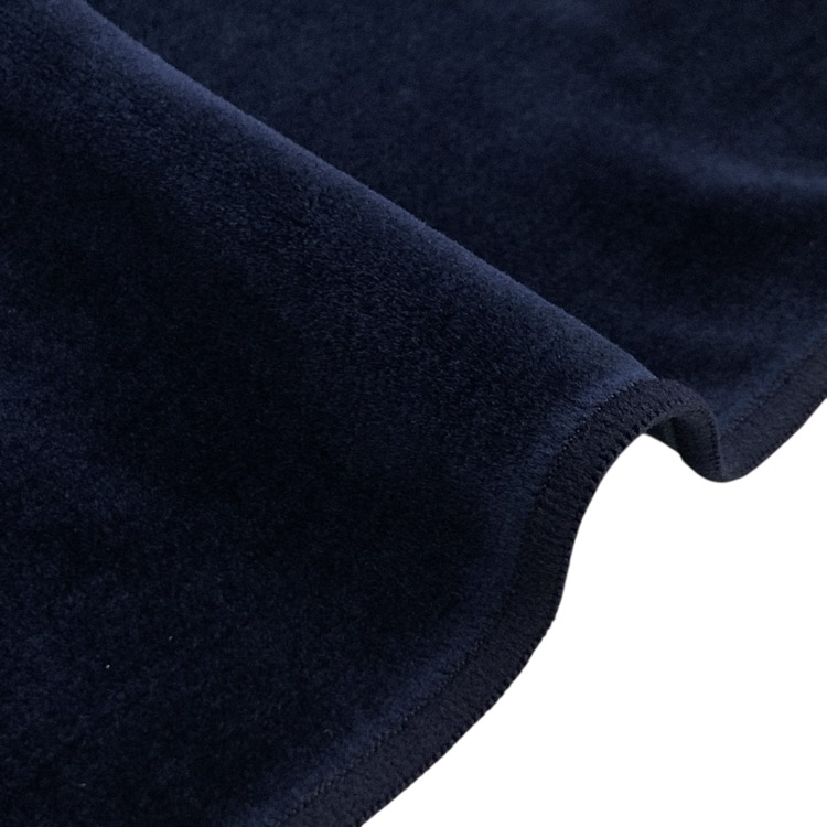 VELOUR NOIR by FOXEY NEWYORK フォクシー ドレス ティアラ ベロア 白襟2way ミッドナイトブルー 38 44838-VA00E