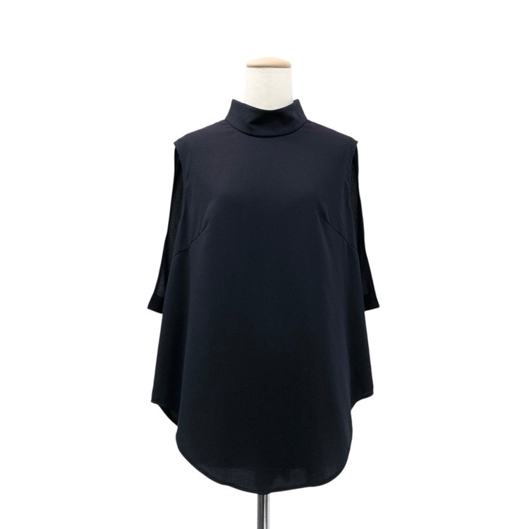 ENFOLD エンフォルド STAND-NECK HIDDEN-ARM TANK-TOP スタンドネックトップス ブラウス 38 300HA130-0210