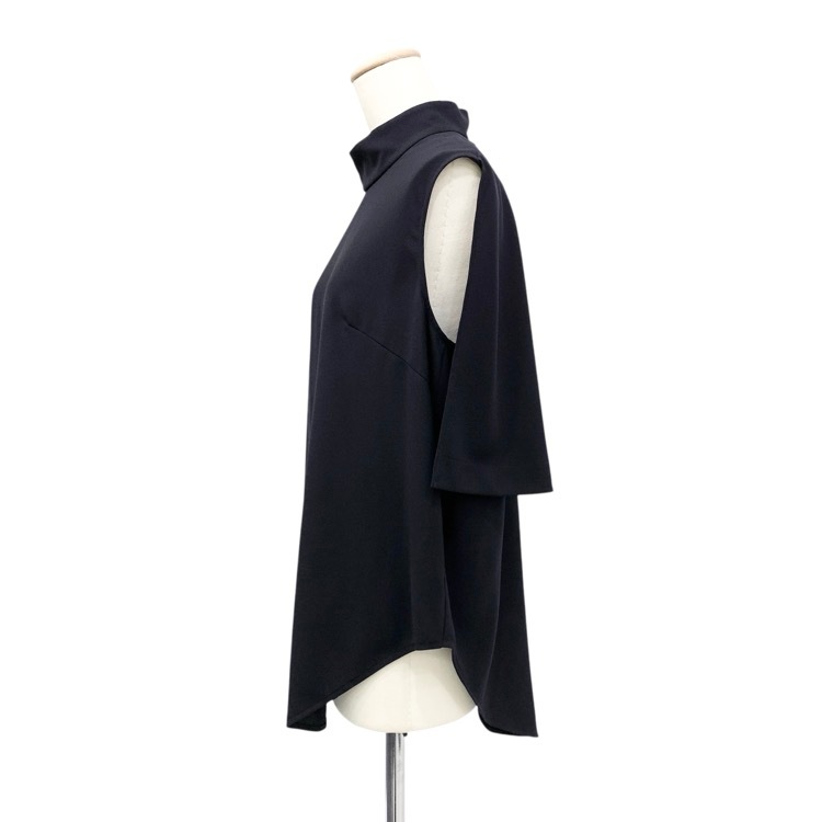 ENFOLD エンフォルド STAND-NECK HIDDEN-ARM TANK-TOP スタンドネックトップス ブラウス 38 300HA130-0210