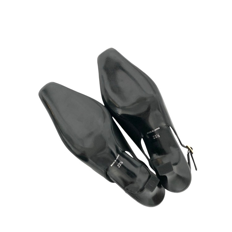 Mame Kurogouchi マメクロゴウチ Curved Line Sling Back Heels スリングバックパンプス 23.5 MM22PF-AC301