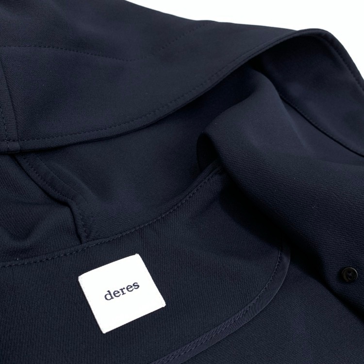 2024SS deres デレス Violetta switch neck feather short coat スイッチネックショートコート メタルボタン ジャケット DER24SS-JK-002