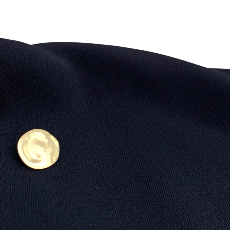 2024SS deres デレス Violetta switch neck feather short coat スイッチネックショートコート メタルボタン ジャケット DER24SS-JK-002