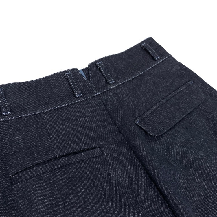 2024SS deres デレス Simone first denim デニムロングスカート インディゴ 1 DER24SS-SK-002
